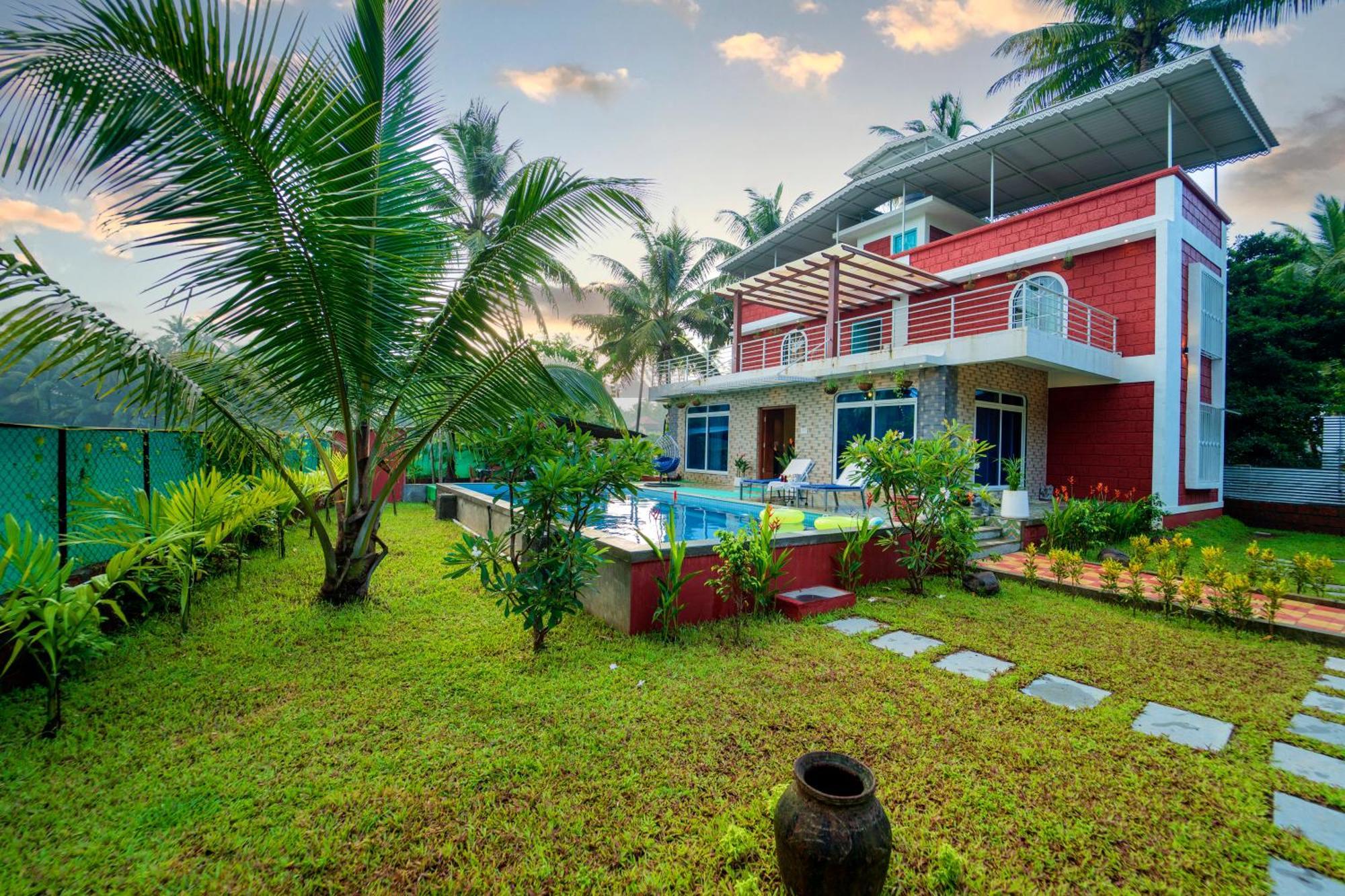 Spicy Mango Villa Elegano - Luxurious Villa Near Nagaon Beach, Alibag Exterior foto